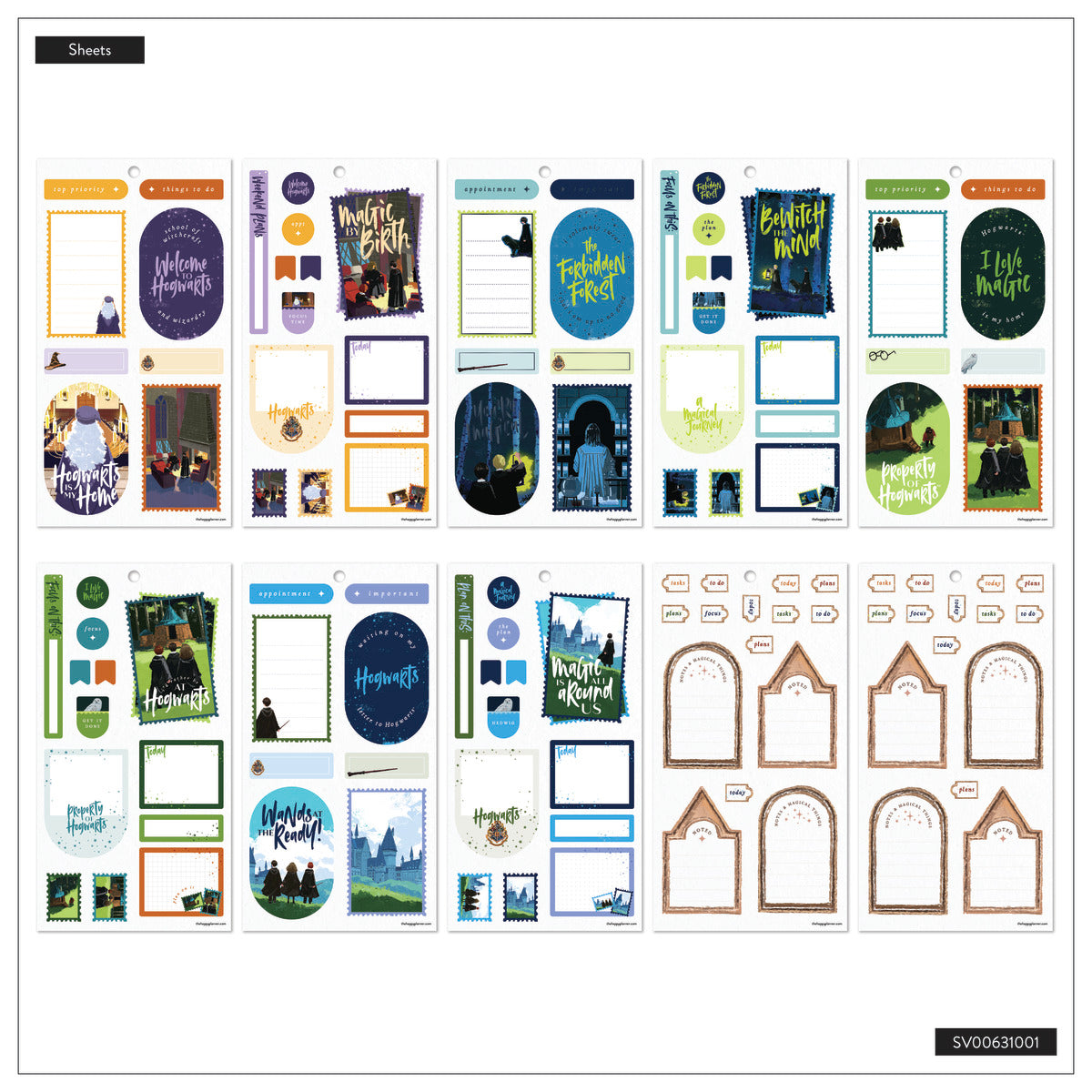 Harry Potter Enchanted Grounds - Value Pack Stickers - Big