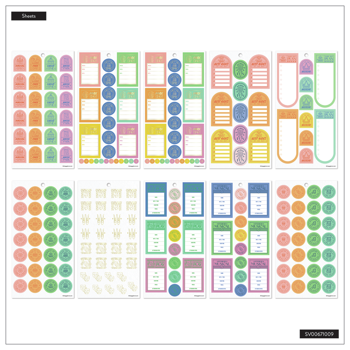 Spotlight Moments - Value Pack Stickers