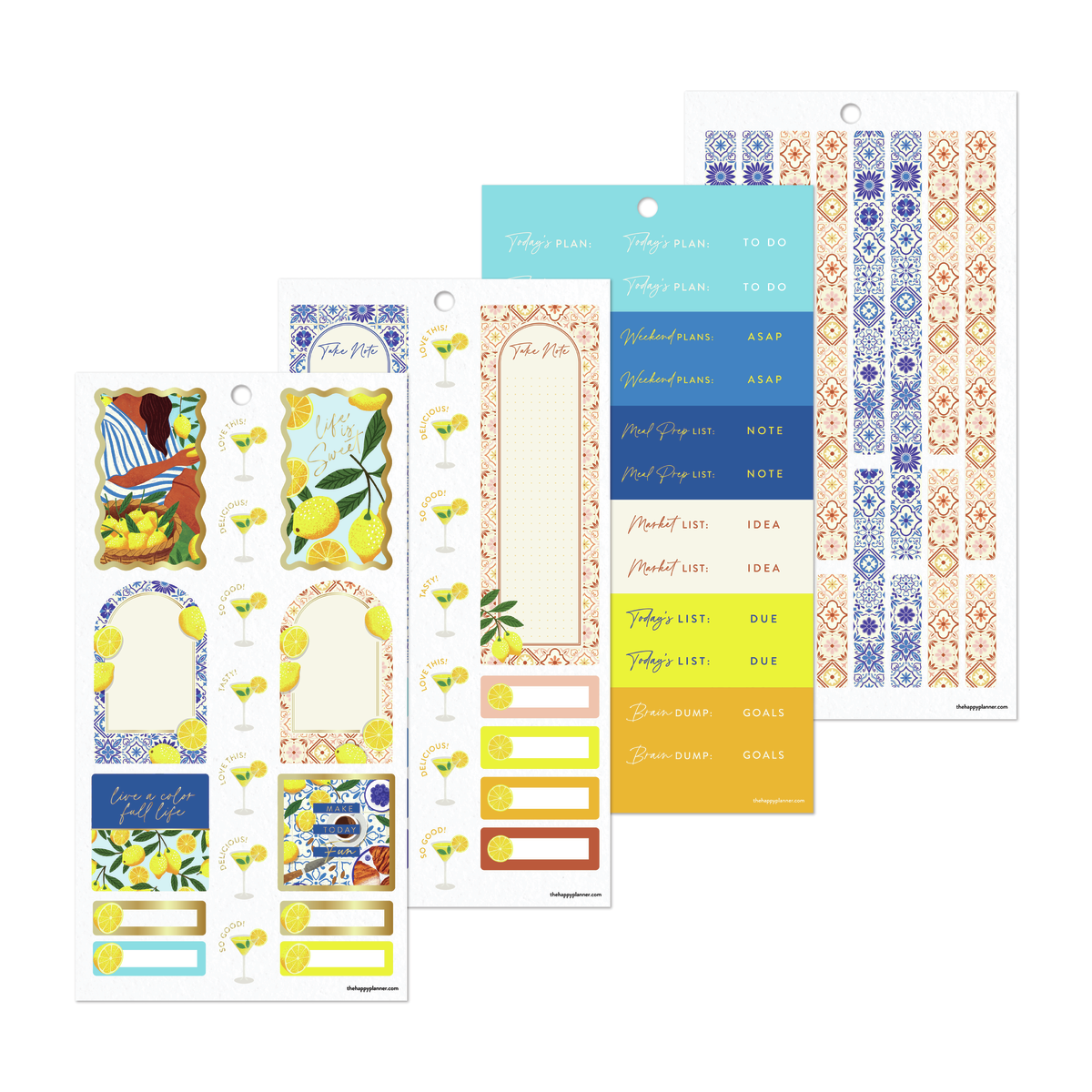 Tuscan Table Meal Planning - Value Pack Stickers