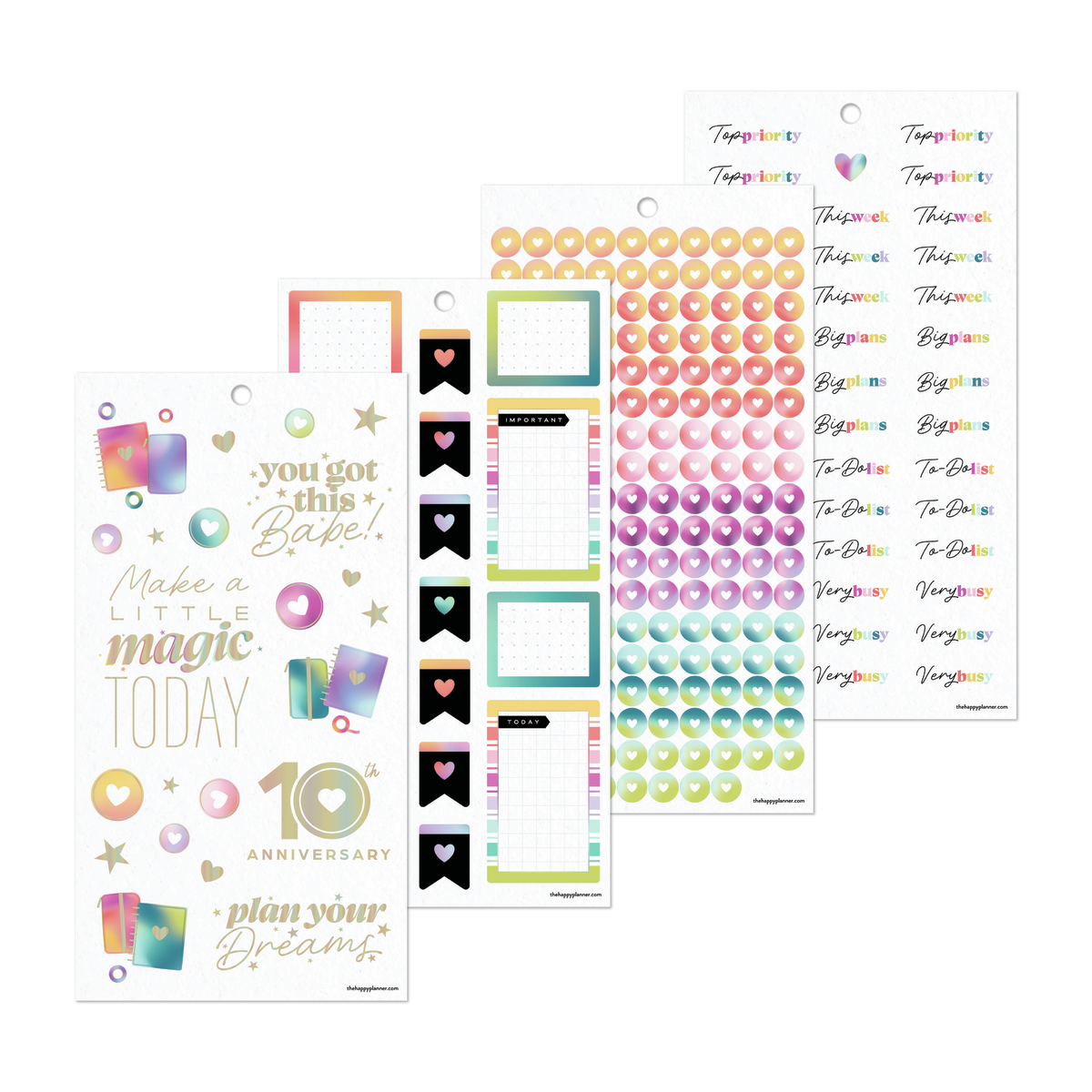 10 Years of Happy - Value Pack Sticker Book