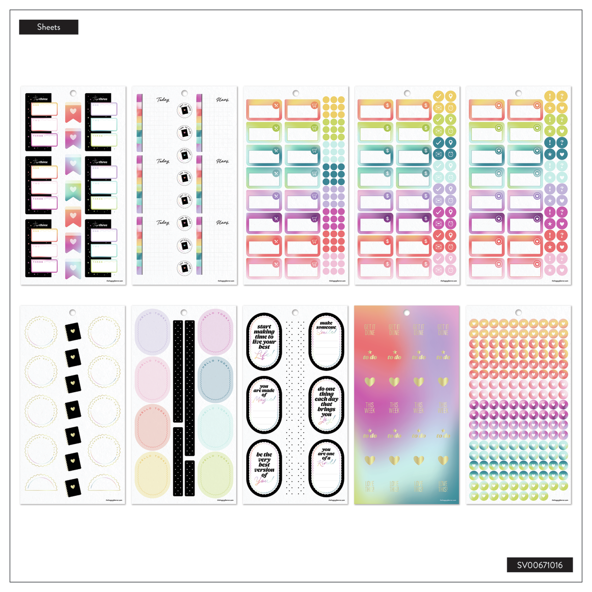 10 Years of Happy - Value Pack Sticker Book