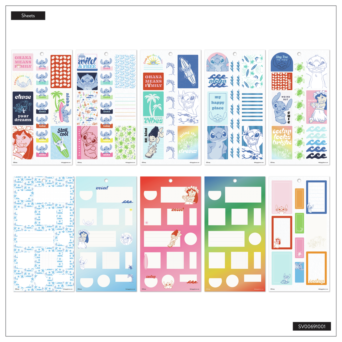 Disney Lilo & Stitch Make Waves - Value Pack Stickers
