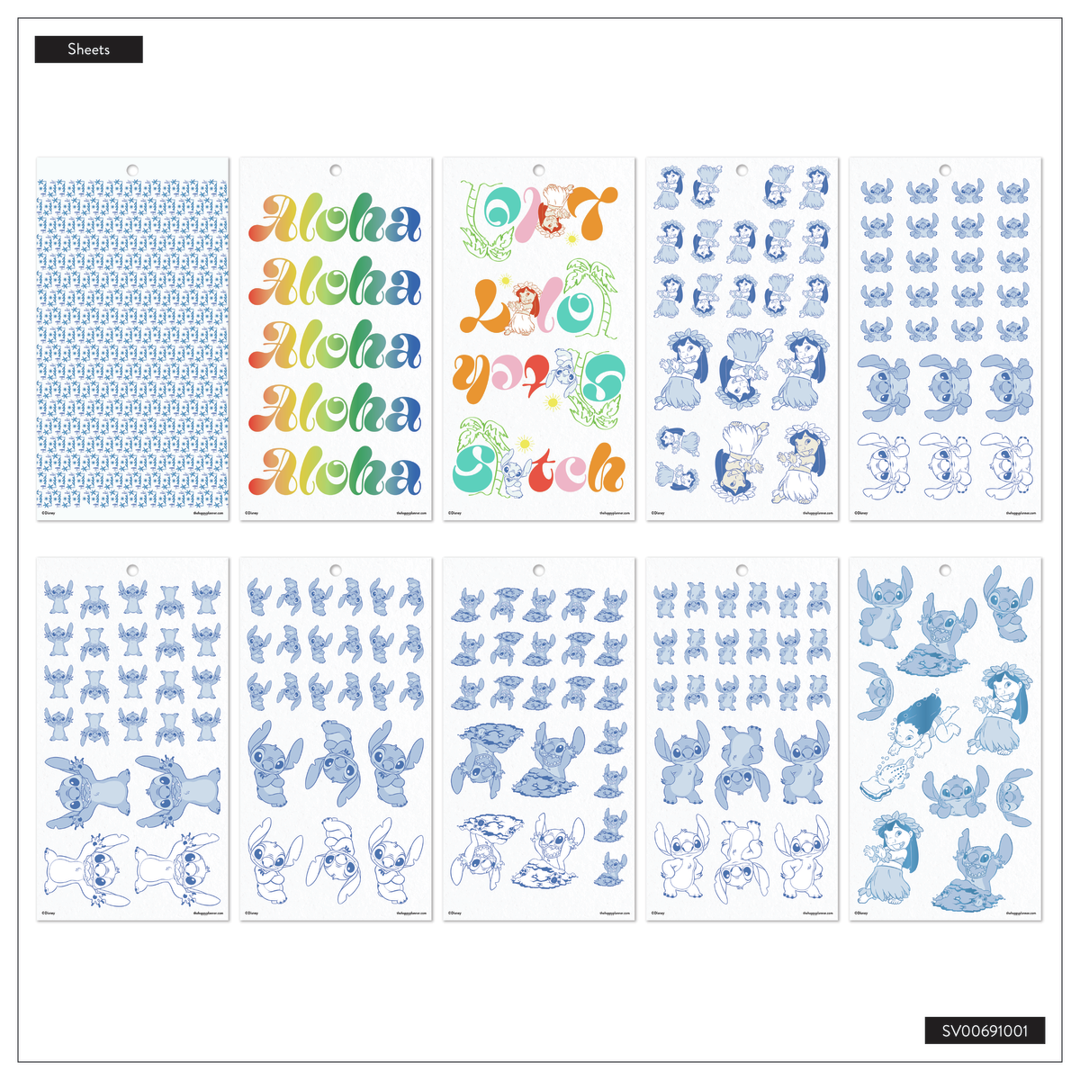 Disney Lilo & Stitch Make Waves - Value Pack Stickers