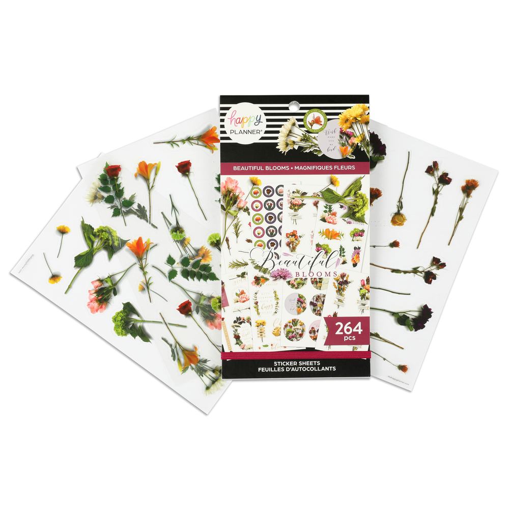 Value Pack Stickers - Beautiful Blooms Florals