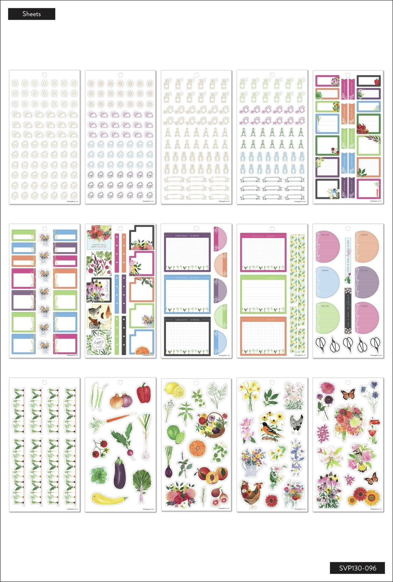Value Pack Stickers - Happy Place