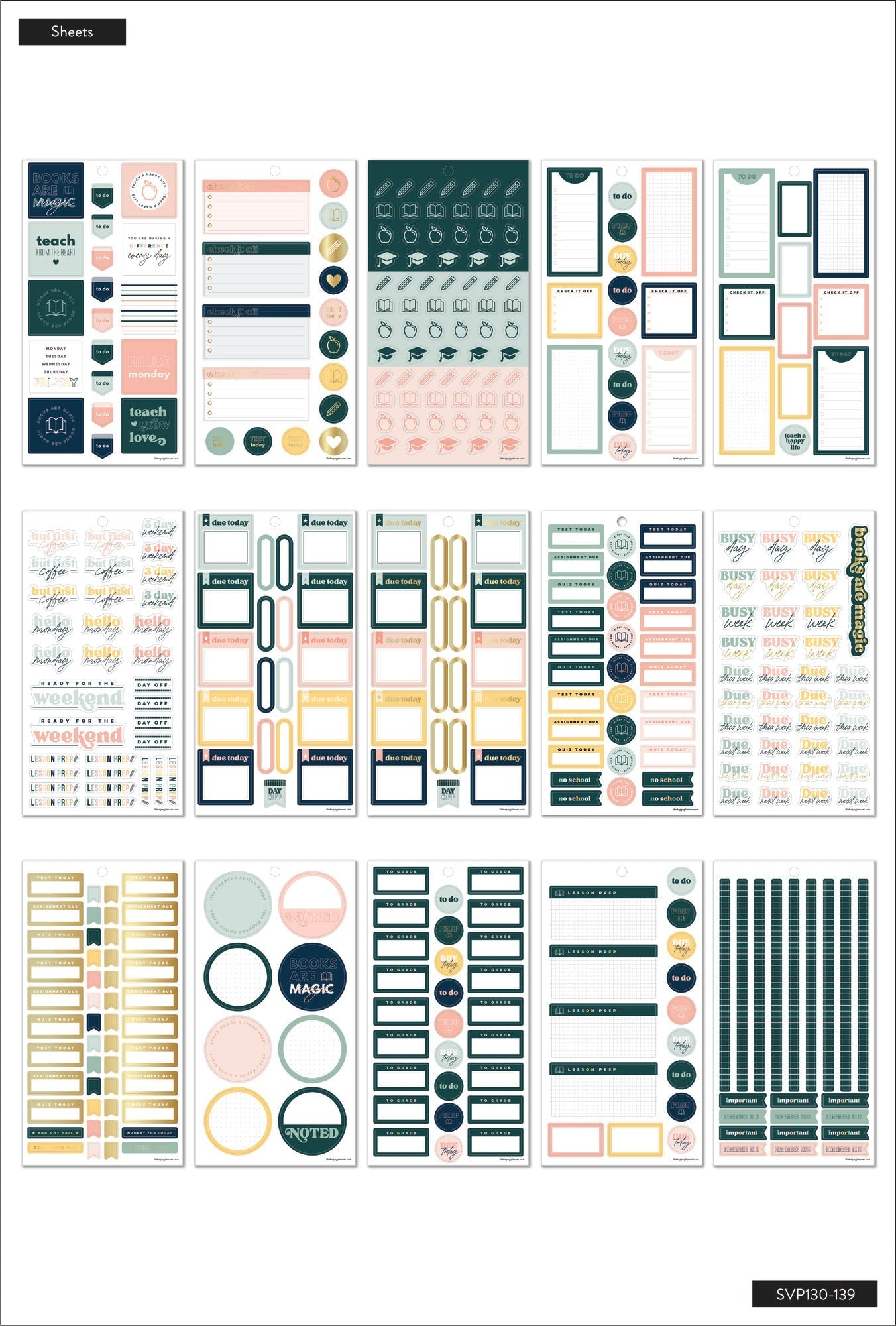 Value Pack Stickers - Mint to Teach