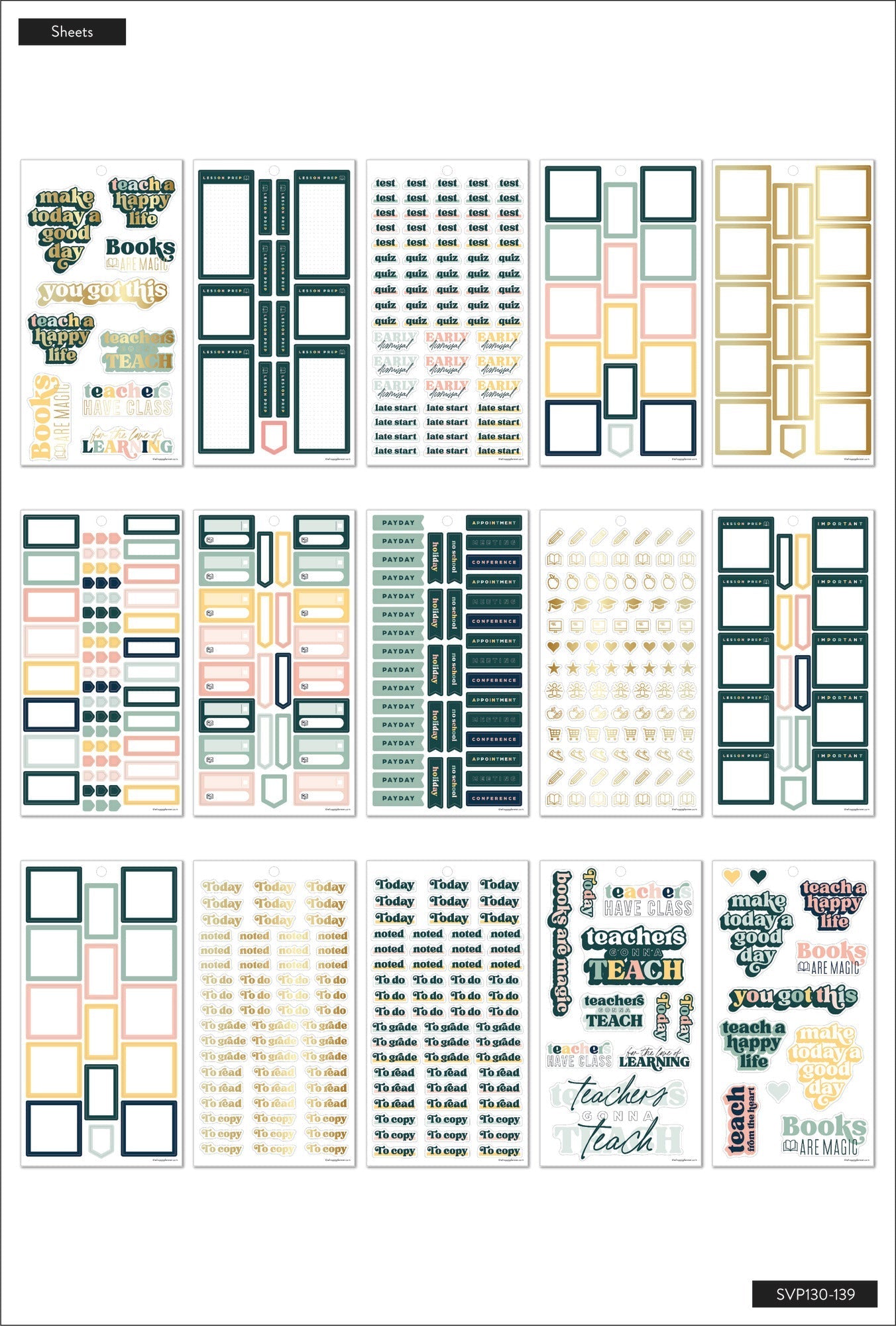 Value Pack Stickers - Mint to Teach