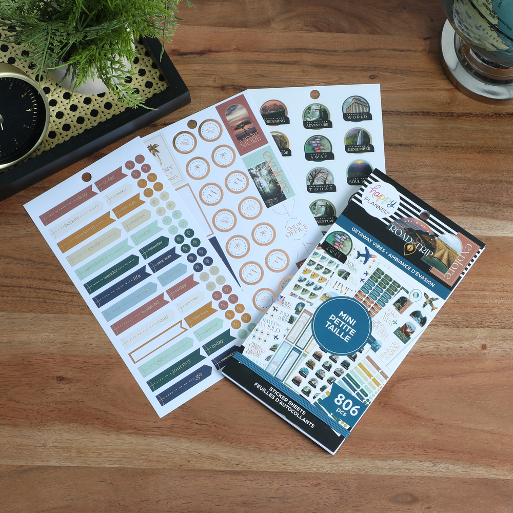 Value Pack Stickers - Getaway Vibes - Mini