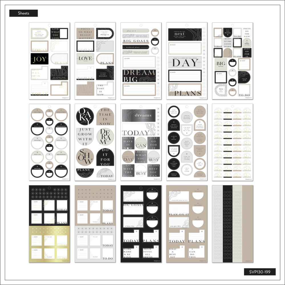 Modern Months - Value Pack Stickers - Mini