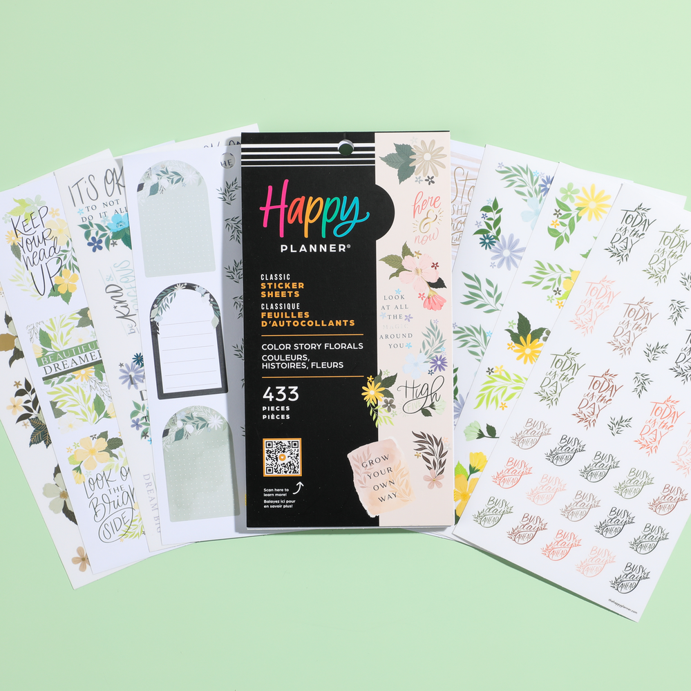 Floral Color Story - Value Pack Stickers