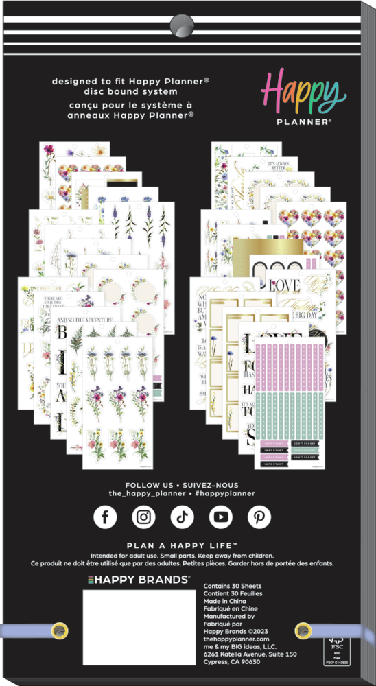 Blooming Romance Wedding - Value Pack Stickers - Big