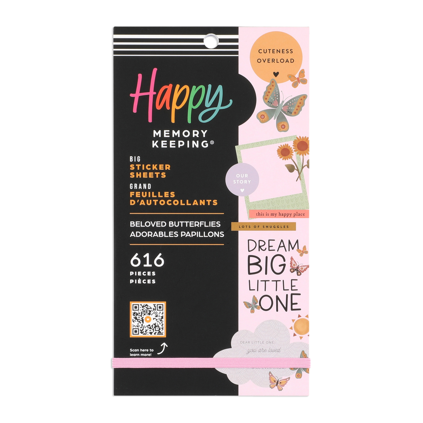 Beloved Butterflies Baby - Value Pack Stickers - Big