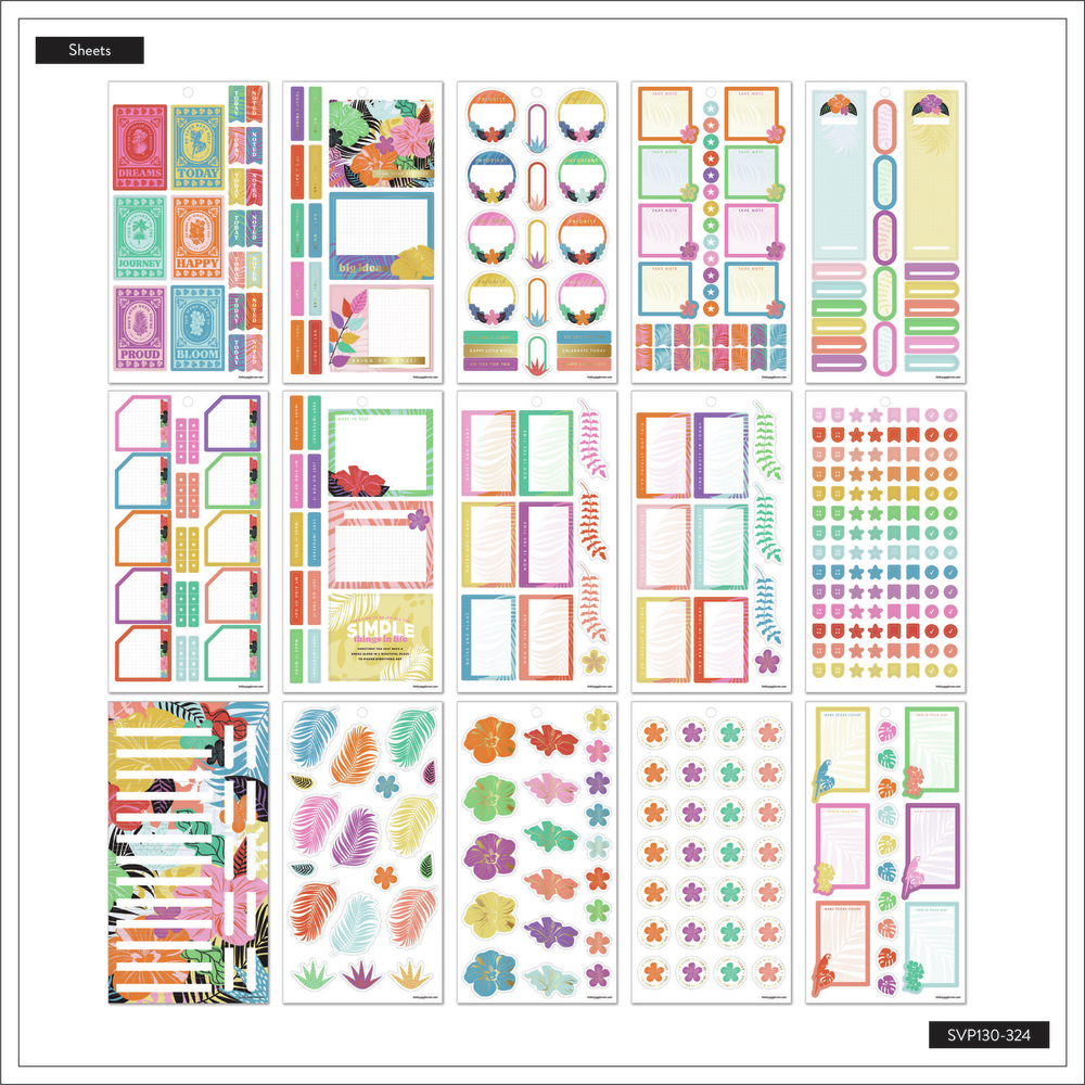 Bold & Botanical - Value Pack Stickers