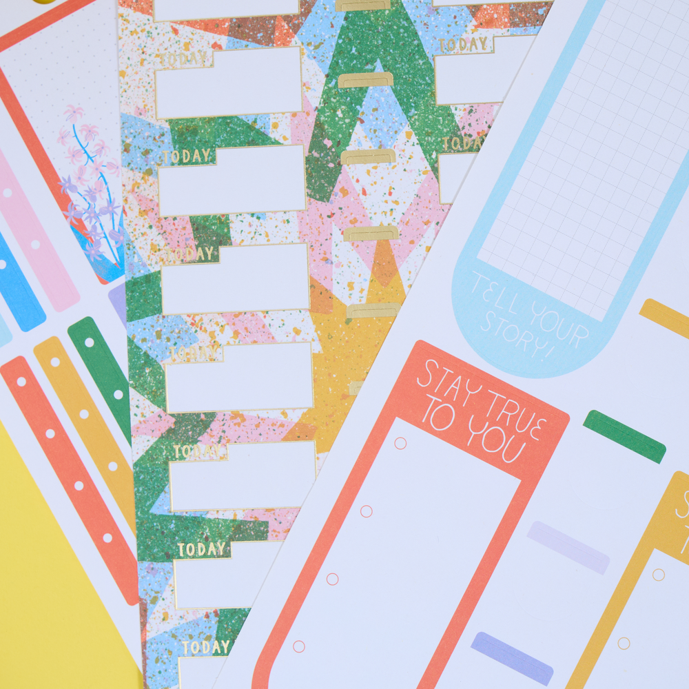 Bug Robbins x Happy Planner Blooming With Pride - Value Pack Stickers