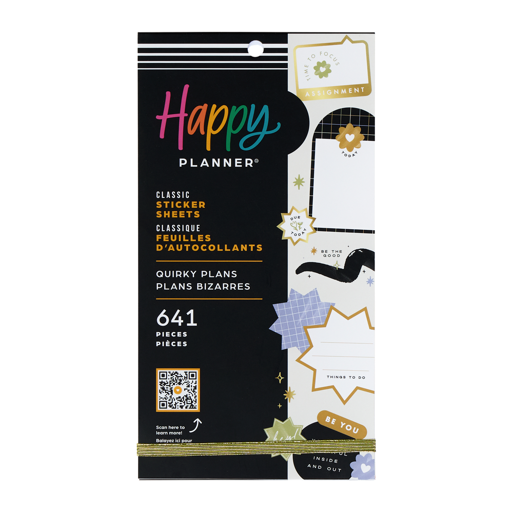 Quirky Plans Student - Value Pack Stickers