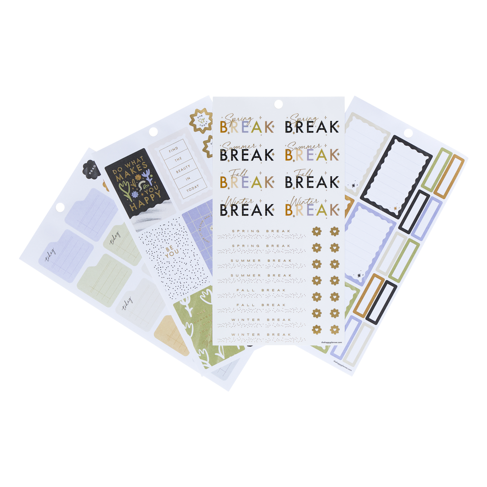 Quirky Plans Student - Value Pack Stickers