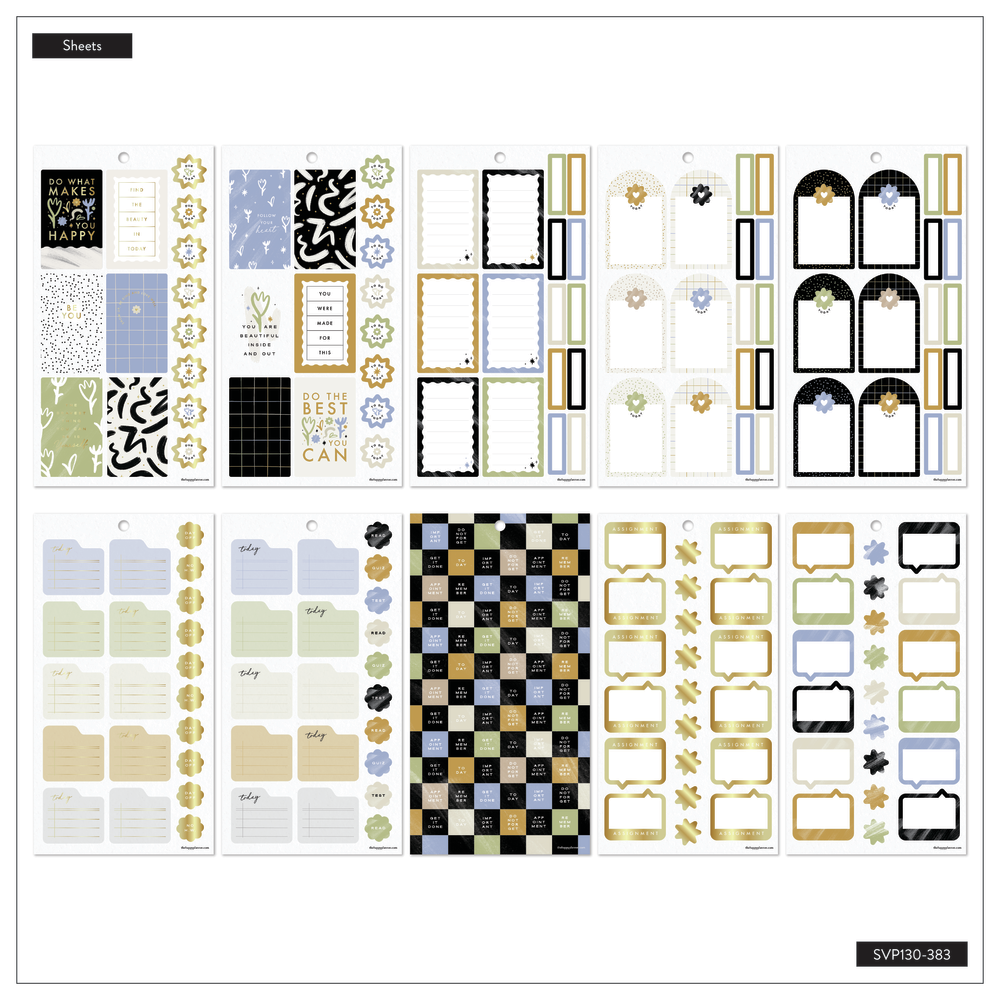 Quirky Plans Student - Value Pack Stickers