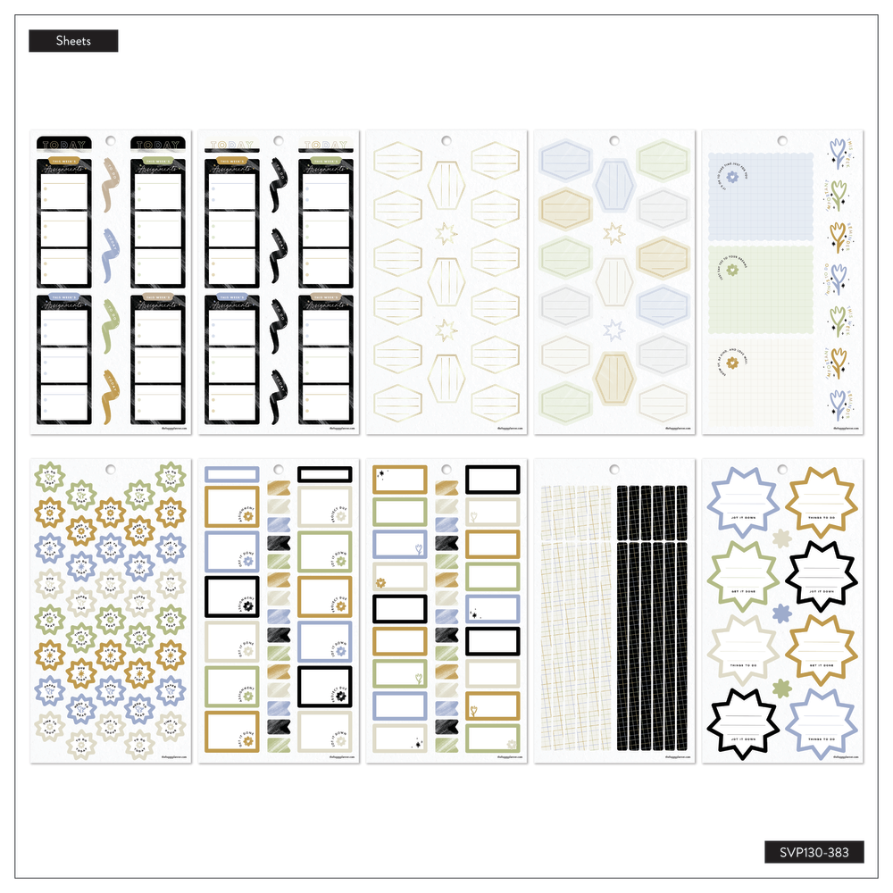 Quirky Plans Student - Value Pack Stickers