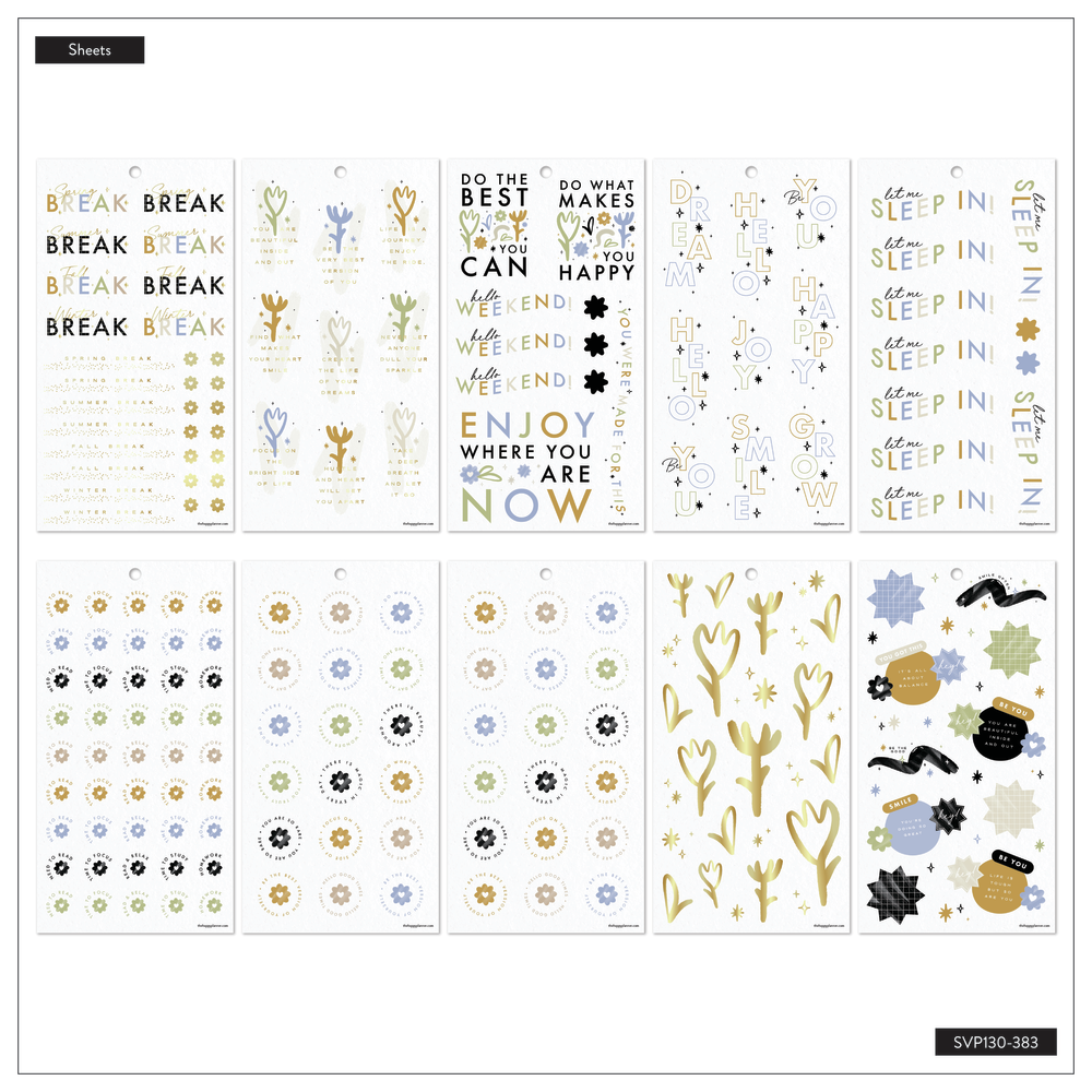 Quirky Plans Student - Value Pack Stickers
