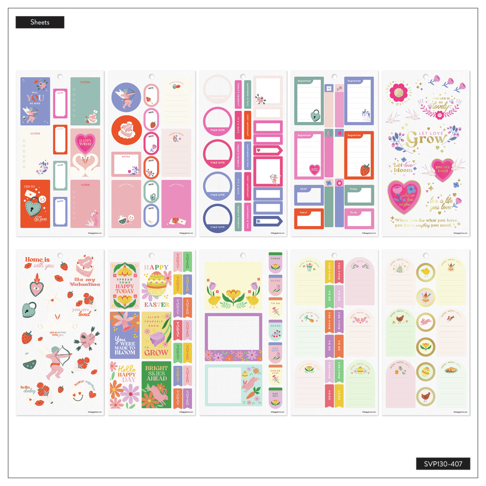 Tània Garcia x Happy Planner Seasonal - Value Pack Stickers
