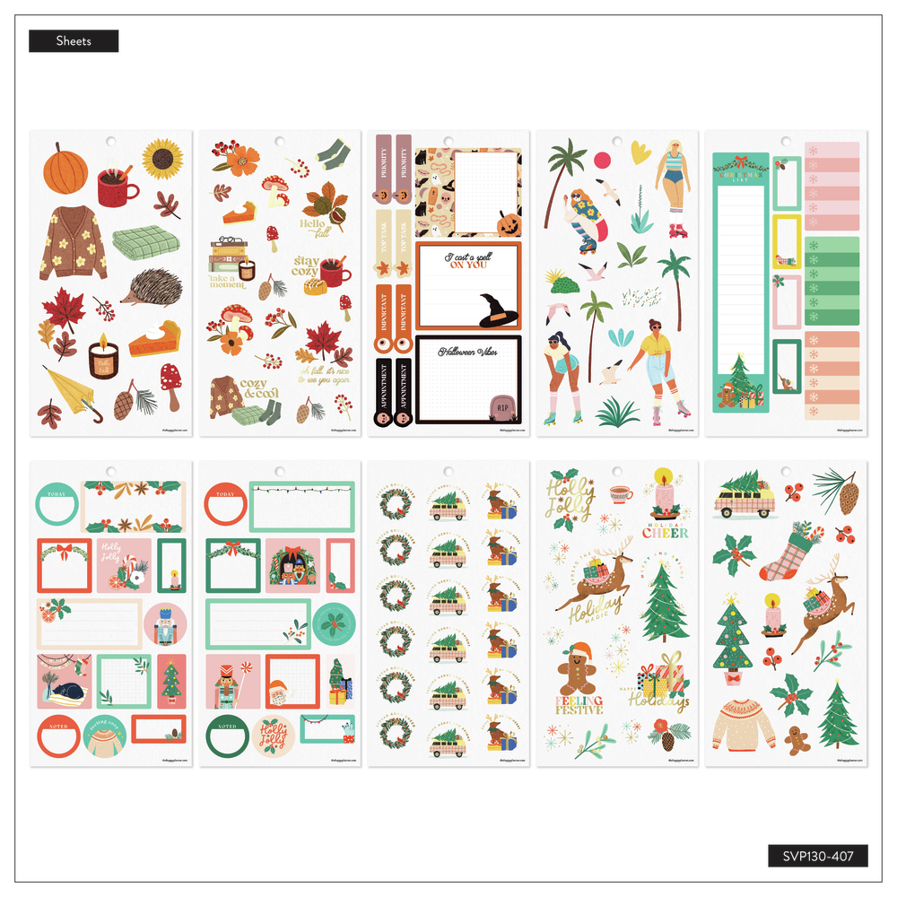 Tània Garcia x Happy Planner Seasonal - Value Pack Stickers
