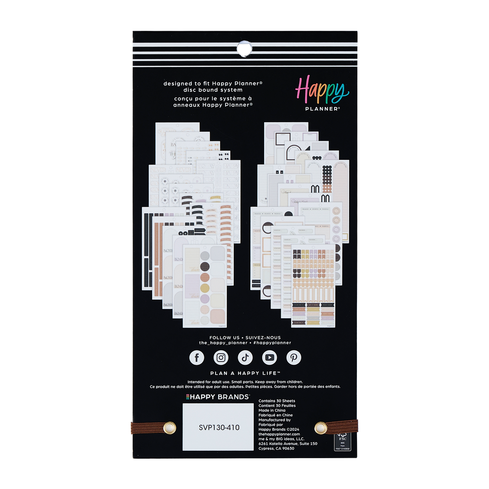 Neutral Chic - Value Pack Stickers