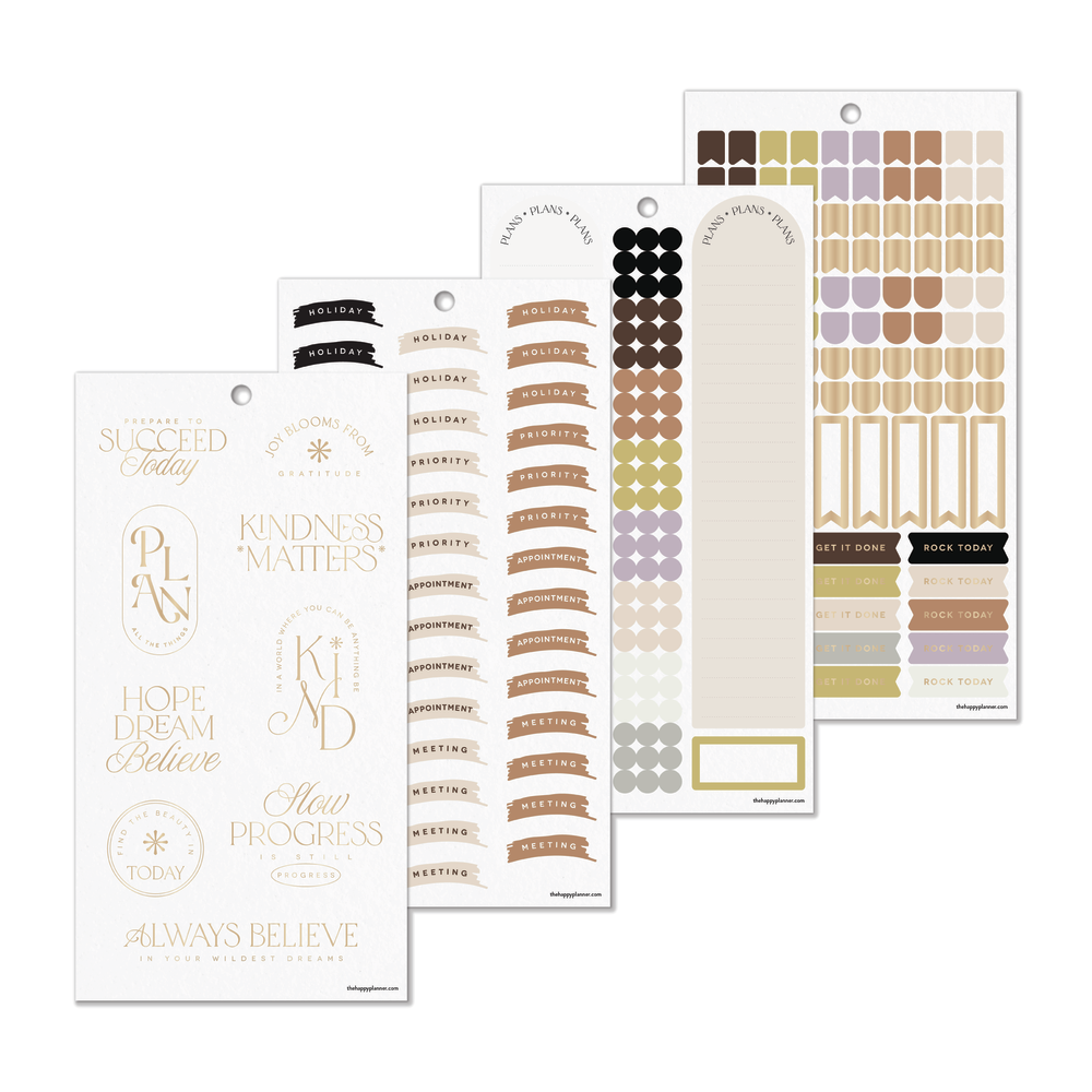 Neutral Chic - Value Pack Stickers
