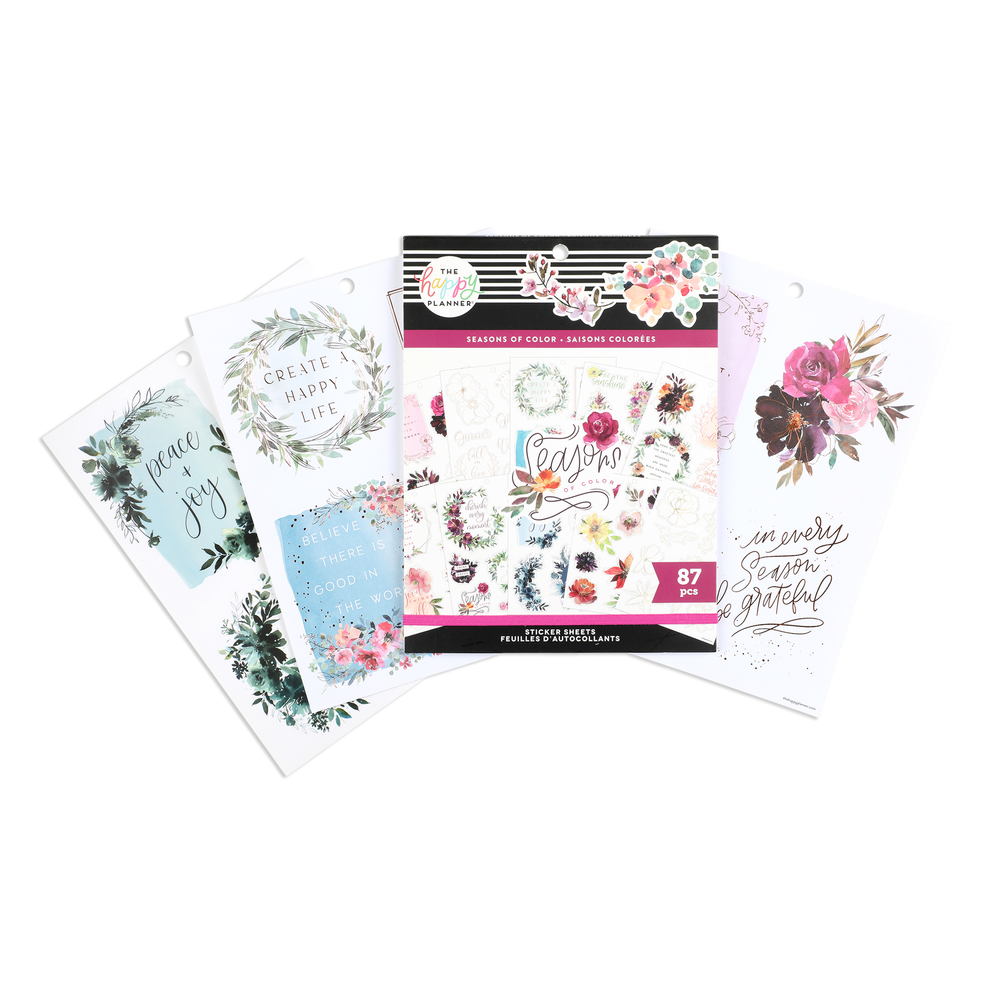 Large Value Pack Stickers - Seasonal Watercolor