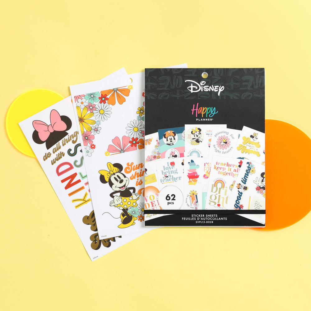 Disney Sunny Minnie Teacher - Large Value Pack Stickers