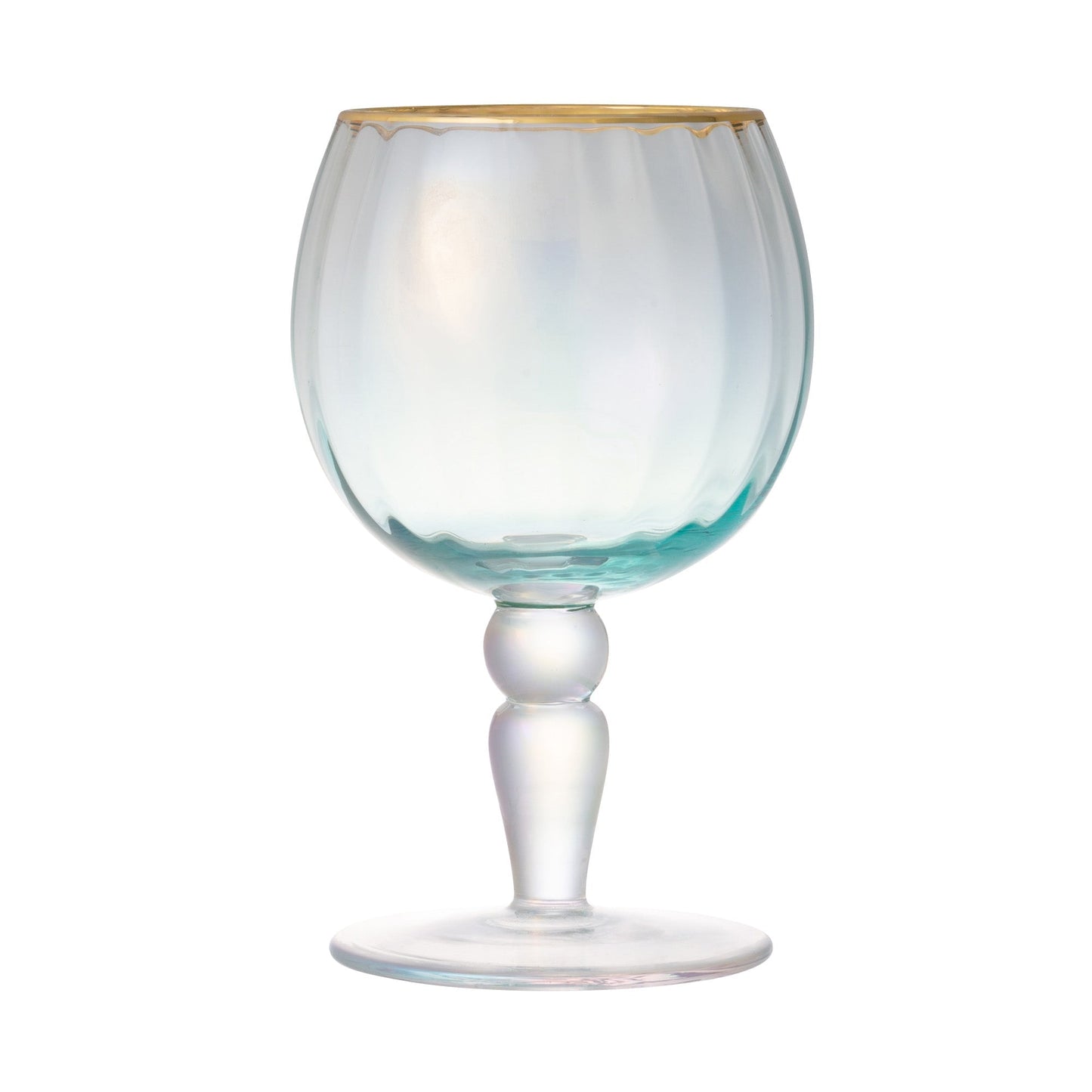 Opal Molded Goblet Mint