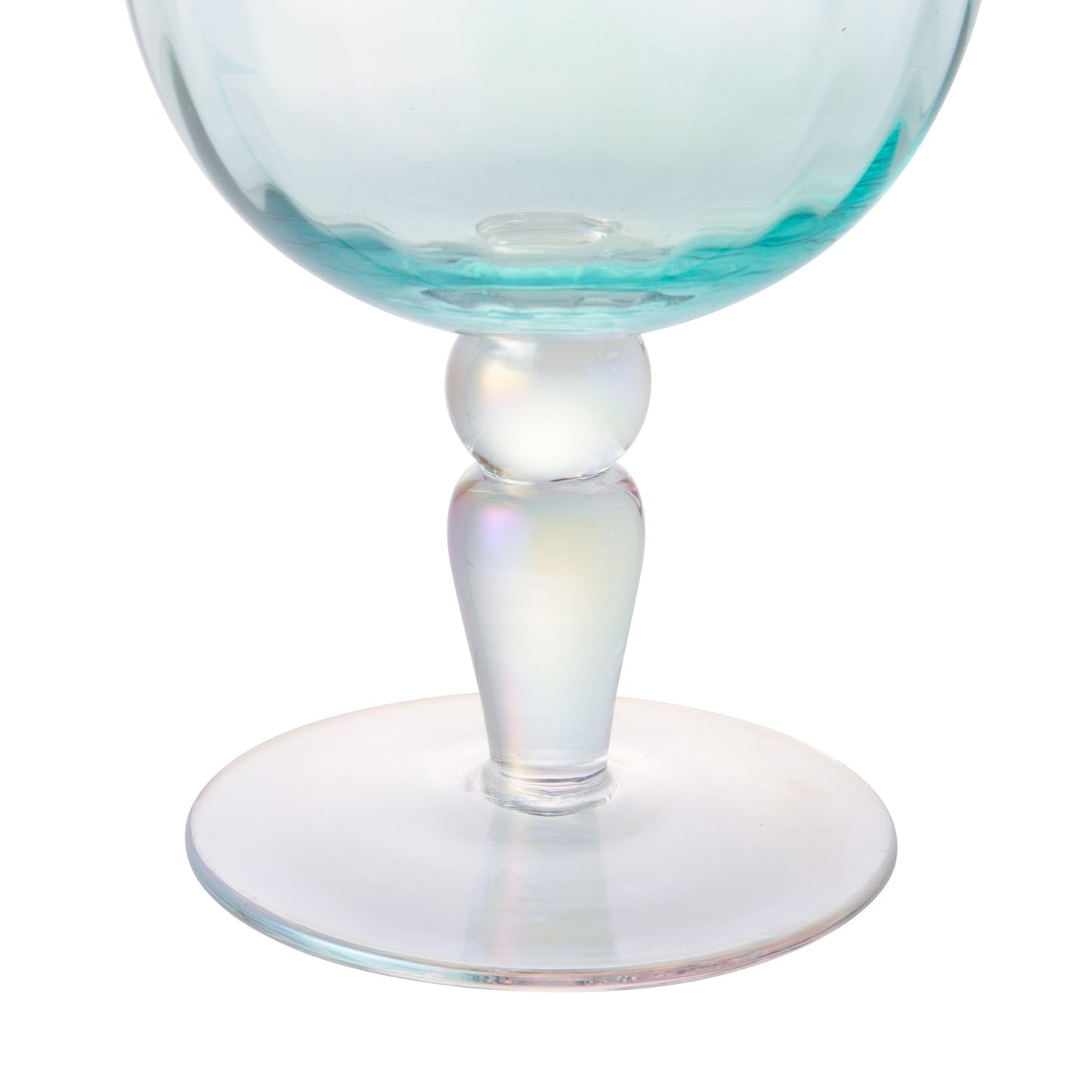 Opal Molded Goblet Mint
