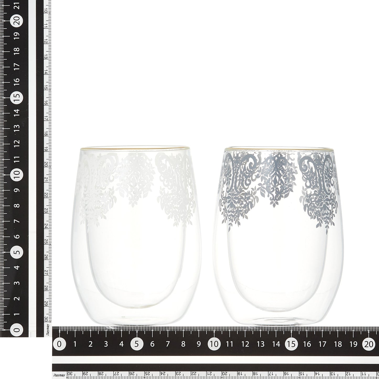 Arabesque Double Wall Glass 2P