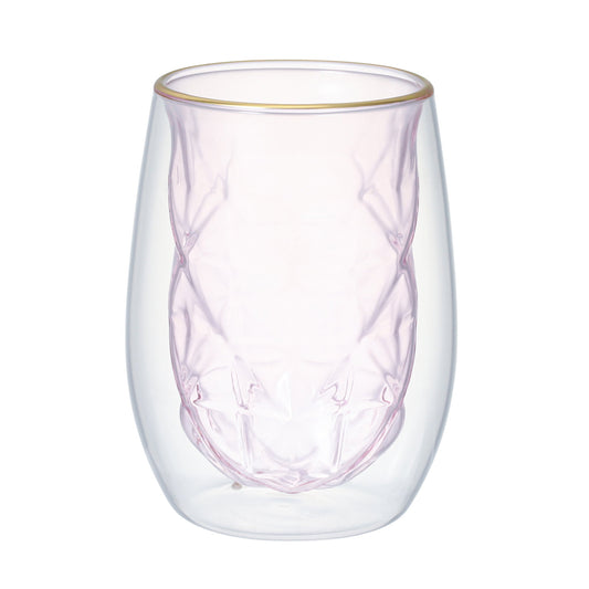 Dia Double Wall Glass  Pink