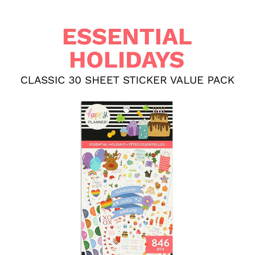 Value Pack Stickers - Essential Holidays
