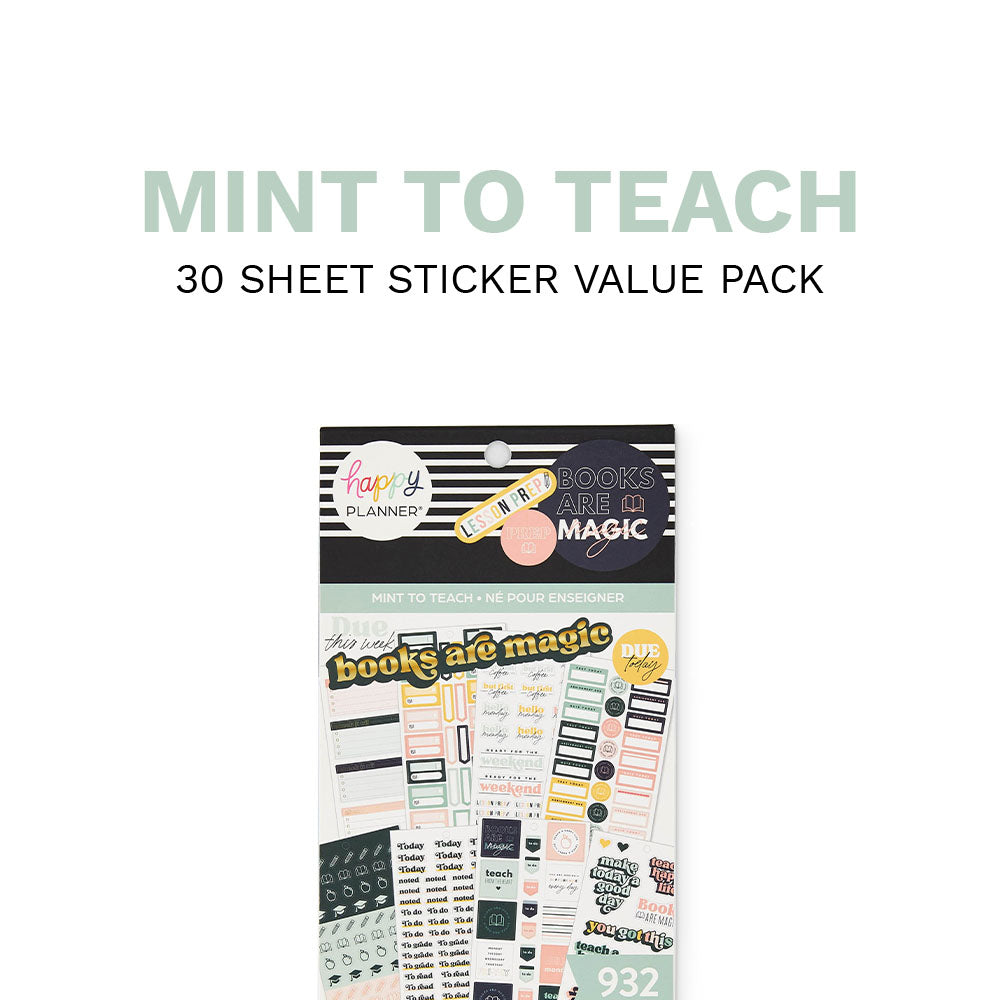 Value Pack Stickers - Mint to Teach