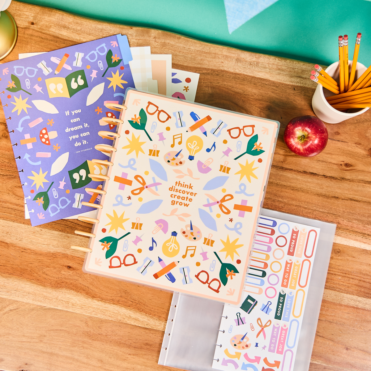 Heart Work Teacher - Schoolwork Organizer Bundle