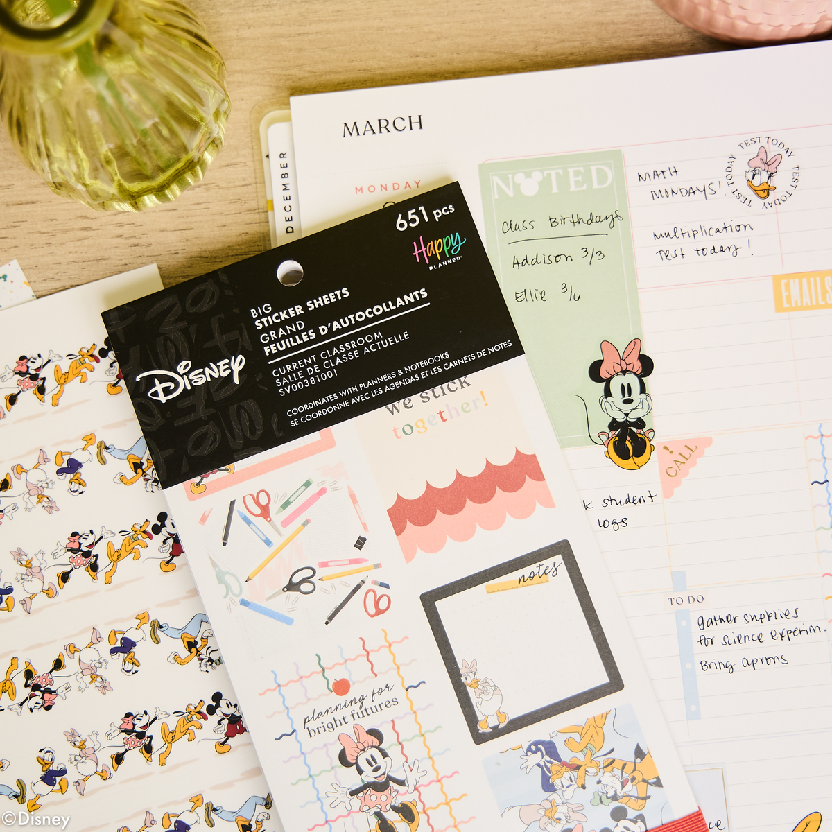 Disney Mickey Mouse & Friends Teacher - Value Pack Stickers - Big