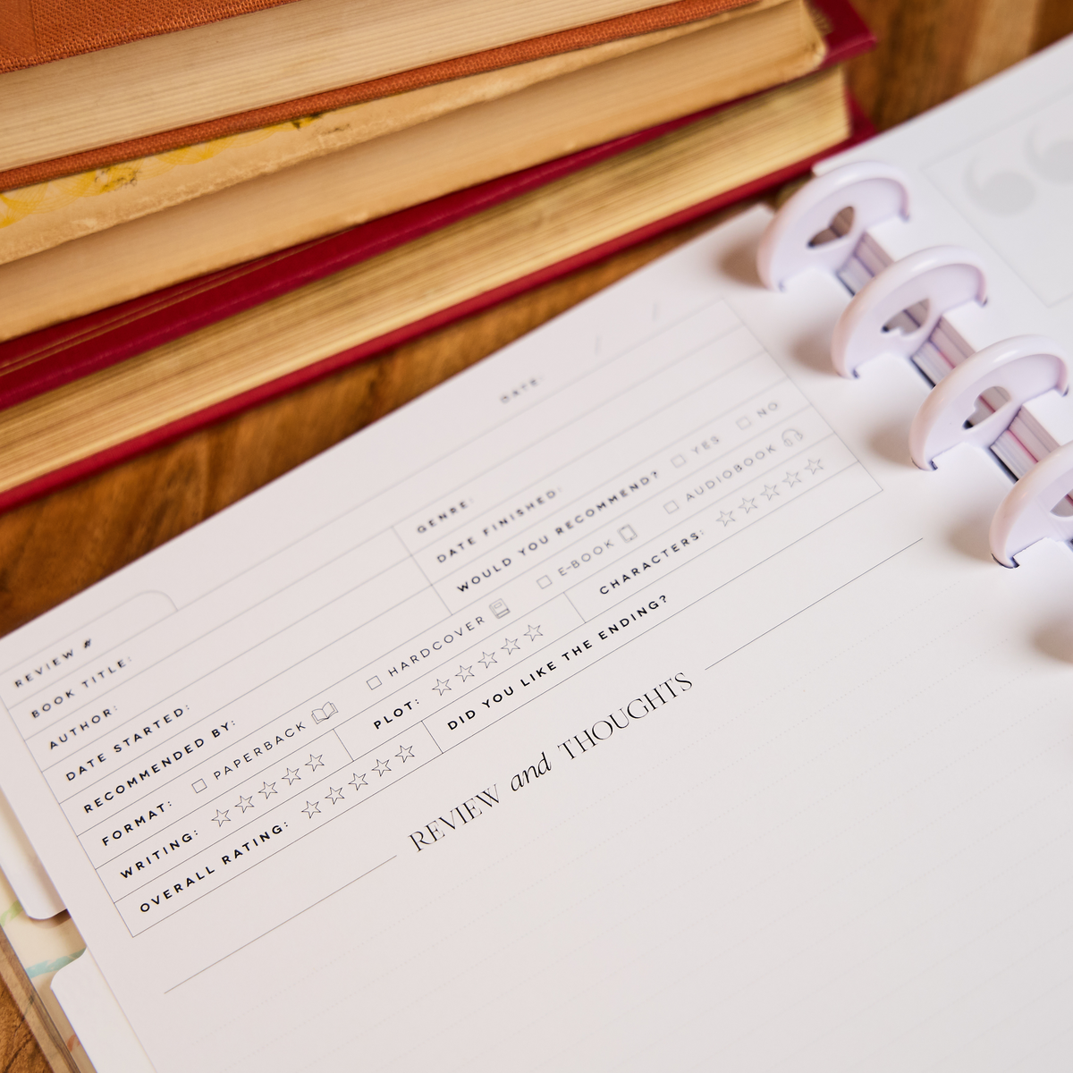 Book Club - Classic Guided Reading Journal - 80 Sheets