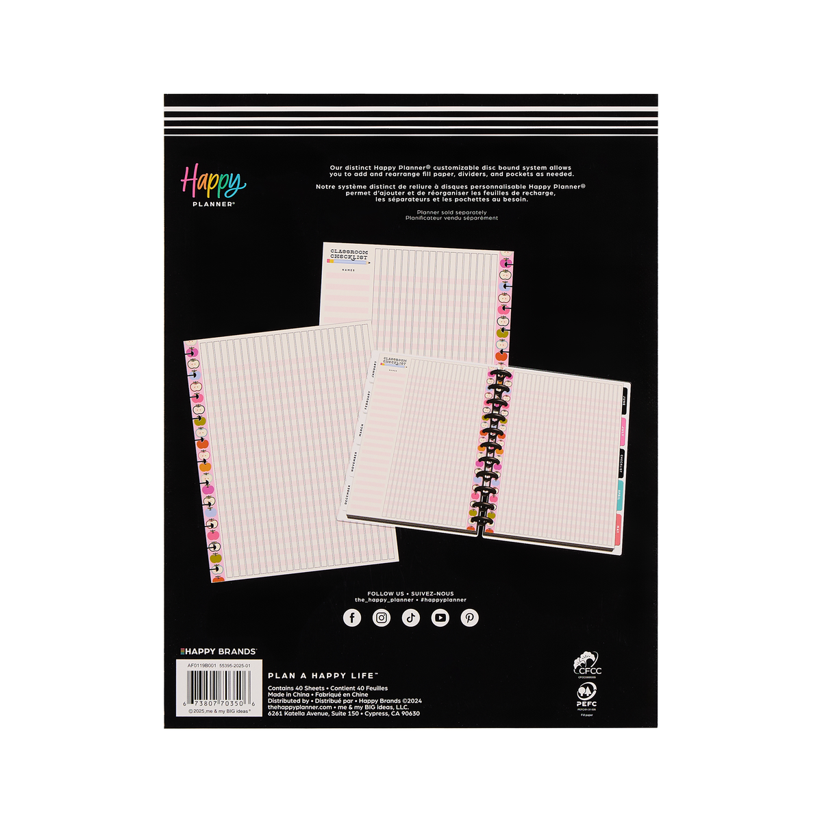 Mod Teacher - Big Teacher Checklist Filler Paper - 40 Sheets