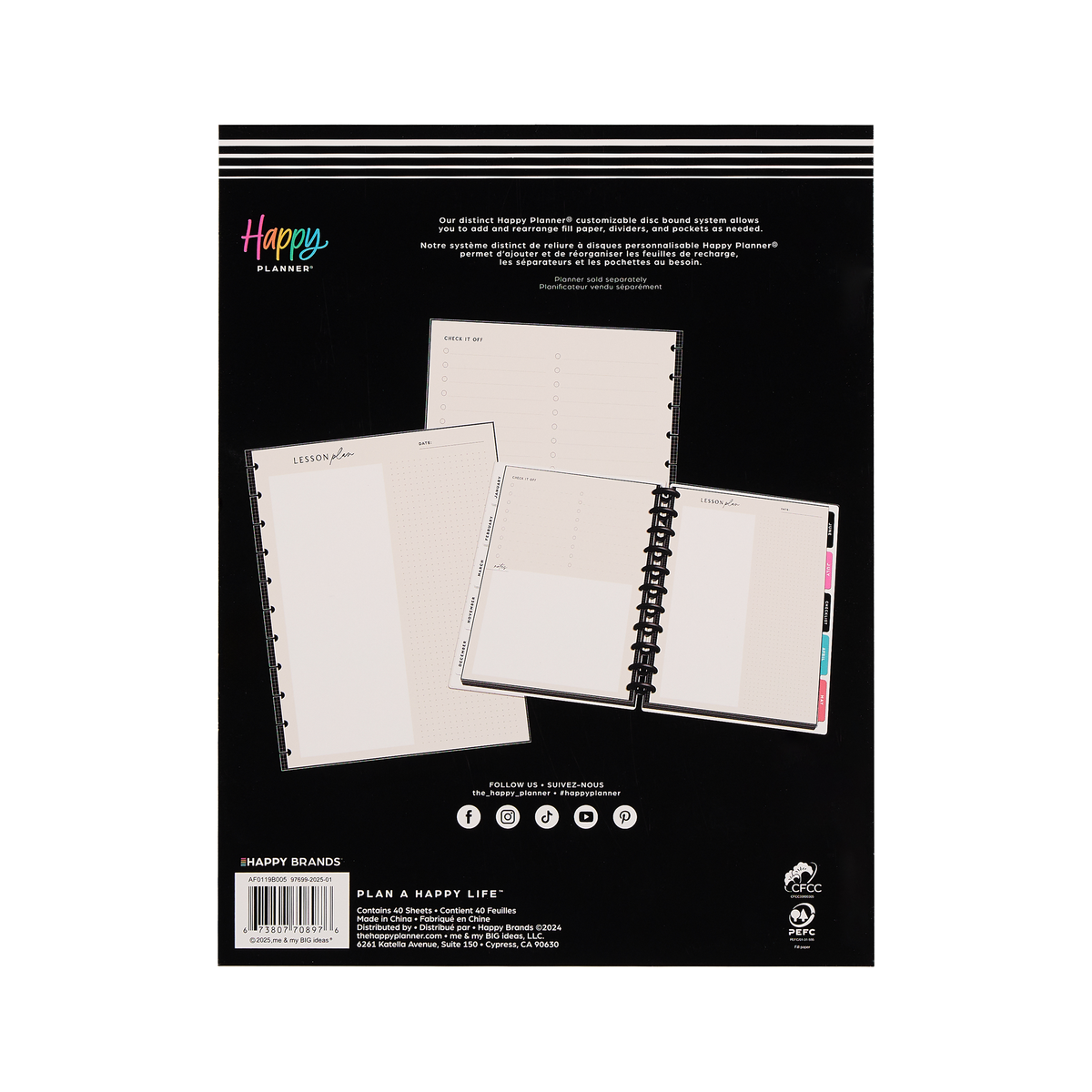 Sharp Studies Teacher - Dashboard Big Filler Paper - 40 Sheets