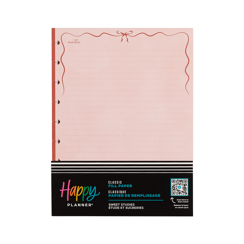 Sweet Studies Student - Dotted Lined + Dot Grid Classic Filler Paper - 60 Sheets