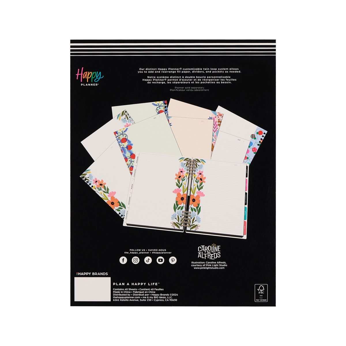 Teaching Seasons - Dotted Lined + Dot Grid Customizable Spiral Big Filler Paper - 40 Sheets