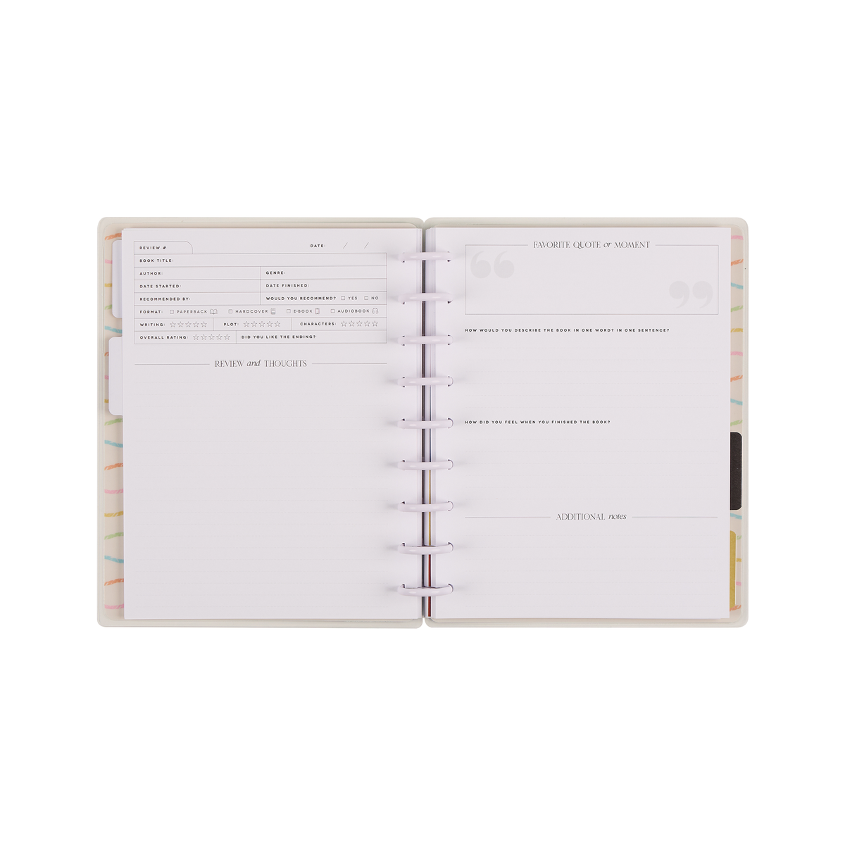 Book Club - Classic Guided Reading Journal - 80 Sheets