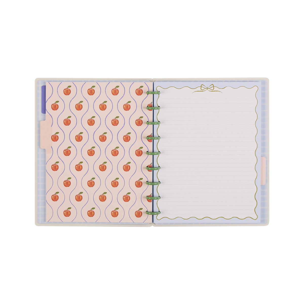 Fruit Stand Teacher - Dotted Lined + Dot Grid Classic Notebook - 60 Sheets