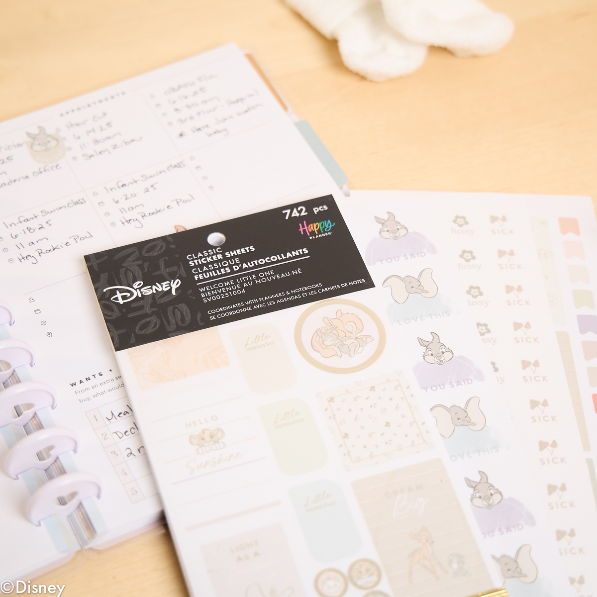 Disney Welcome Little One Baby - Value Pack Stickers