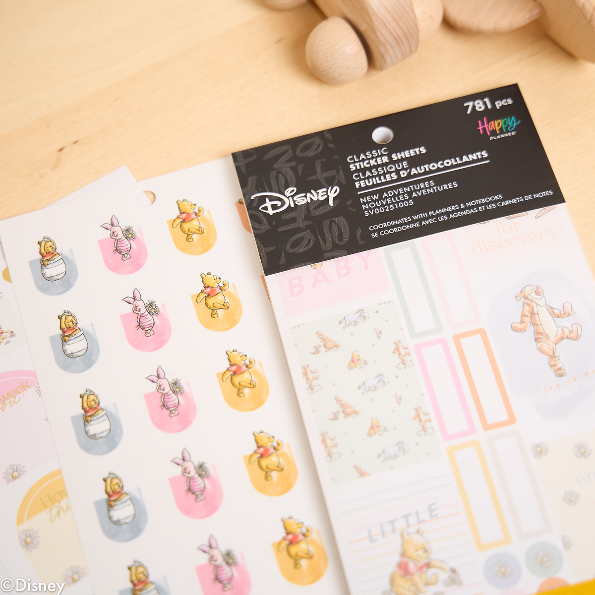 Disney Winnie the Pooh Baby - Value Pack Stickers