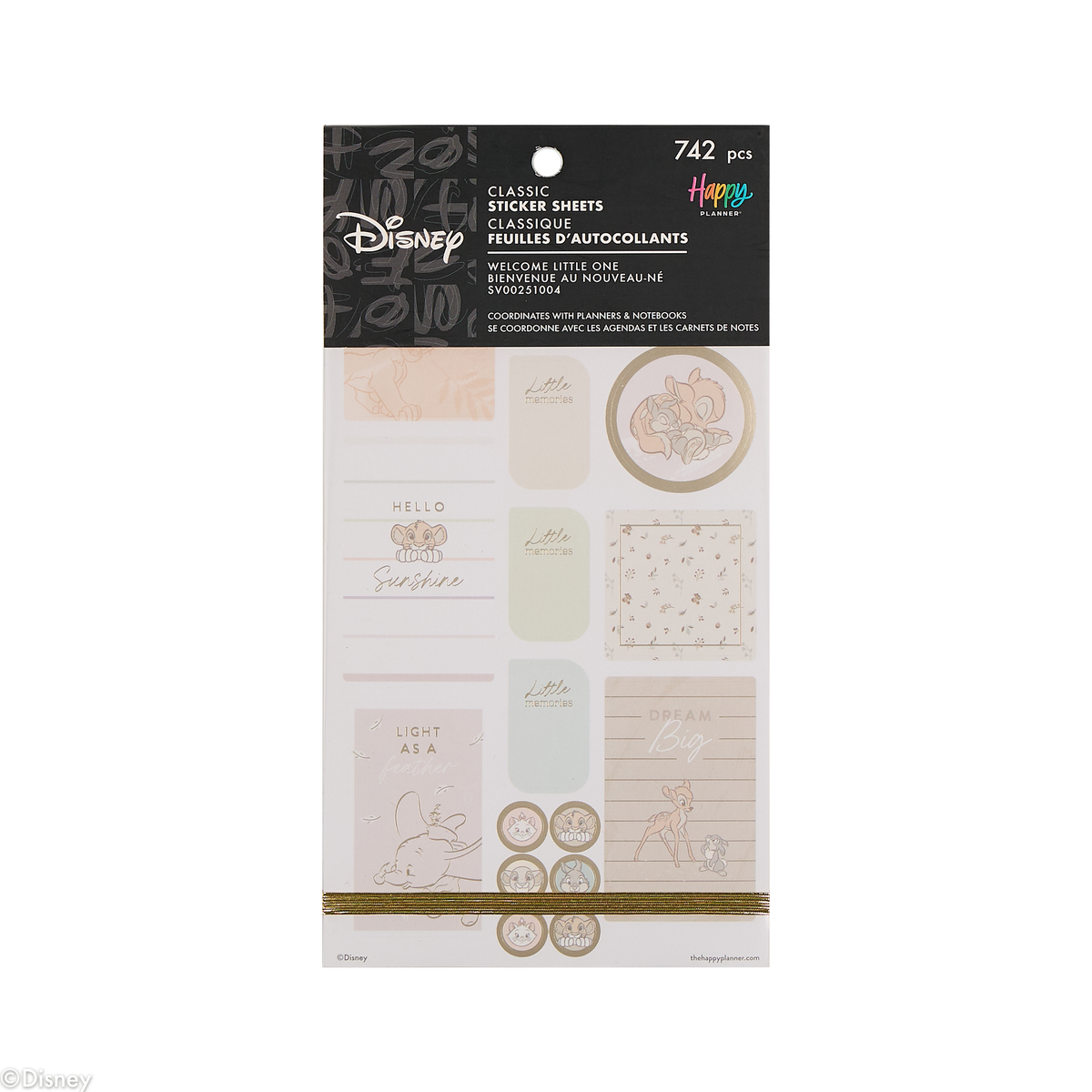 Disney Welcome Little One Baby - Value Pack Stickers