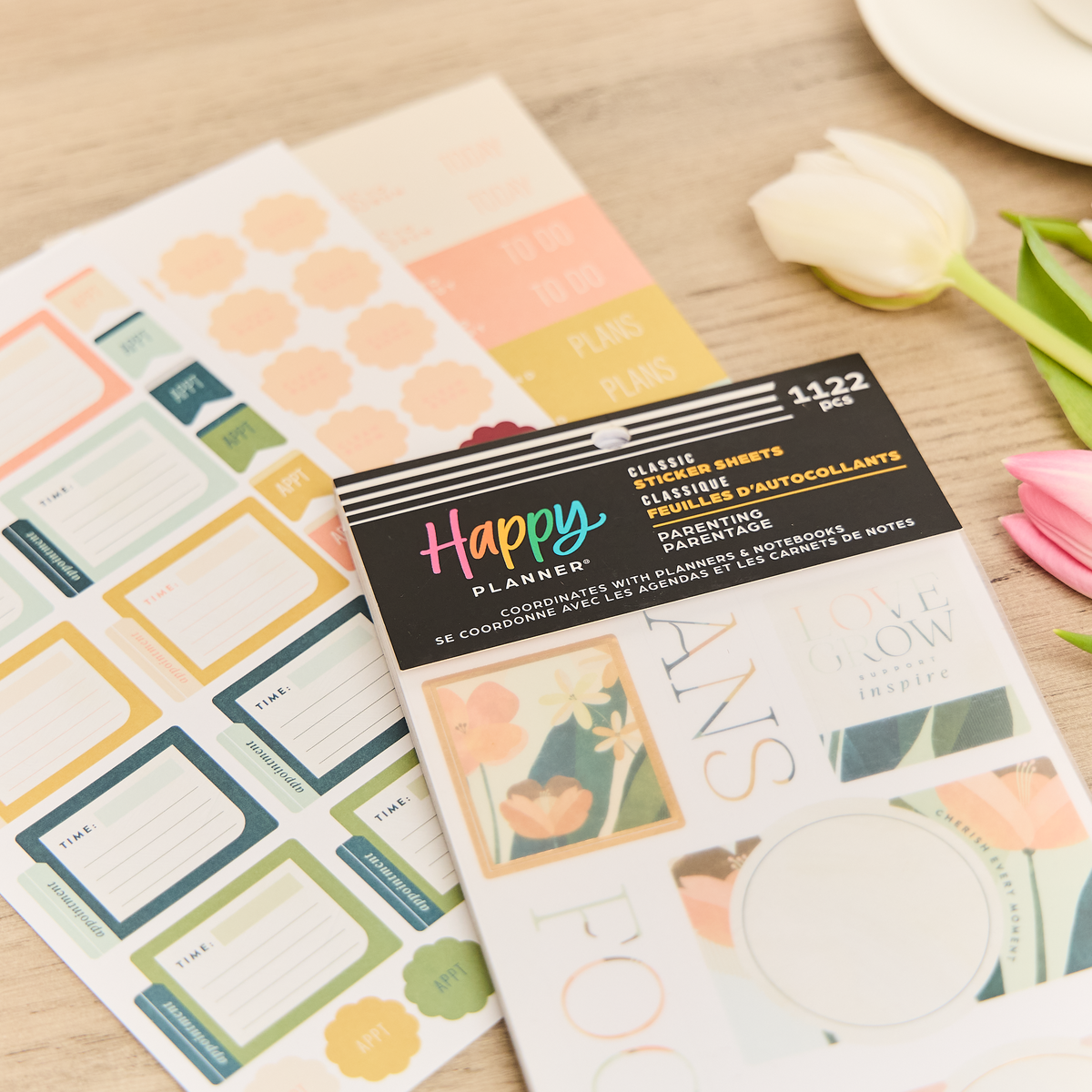 Pastel Canvas Parenting - Value Pack Stickers