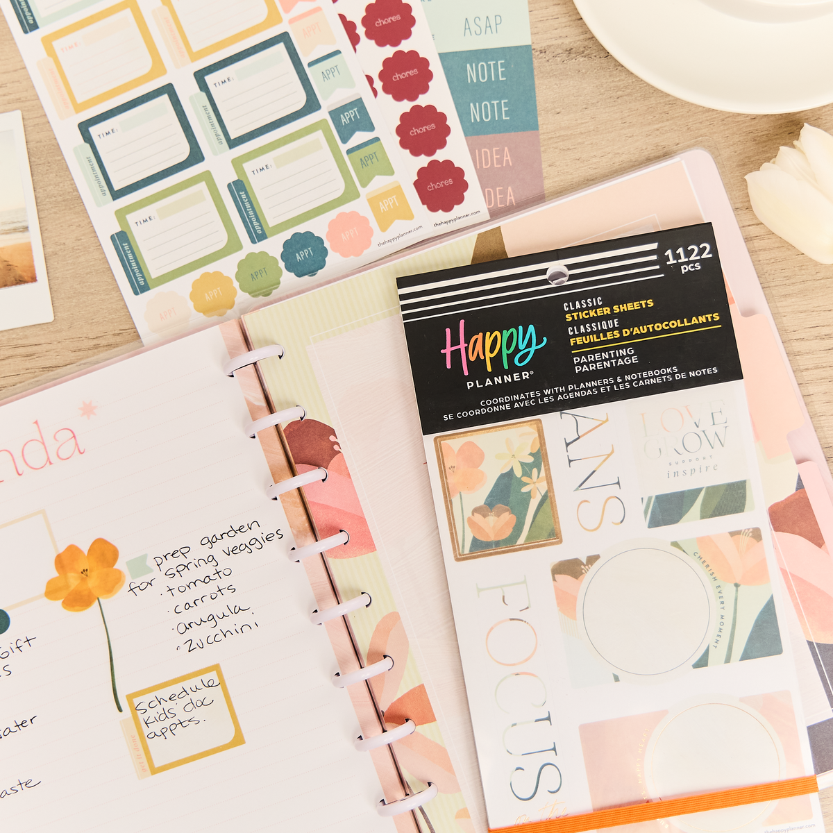 Pastel Canvas Parenting - Value Pack Stickers
