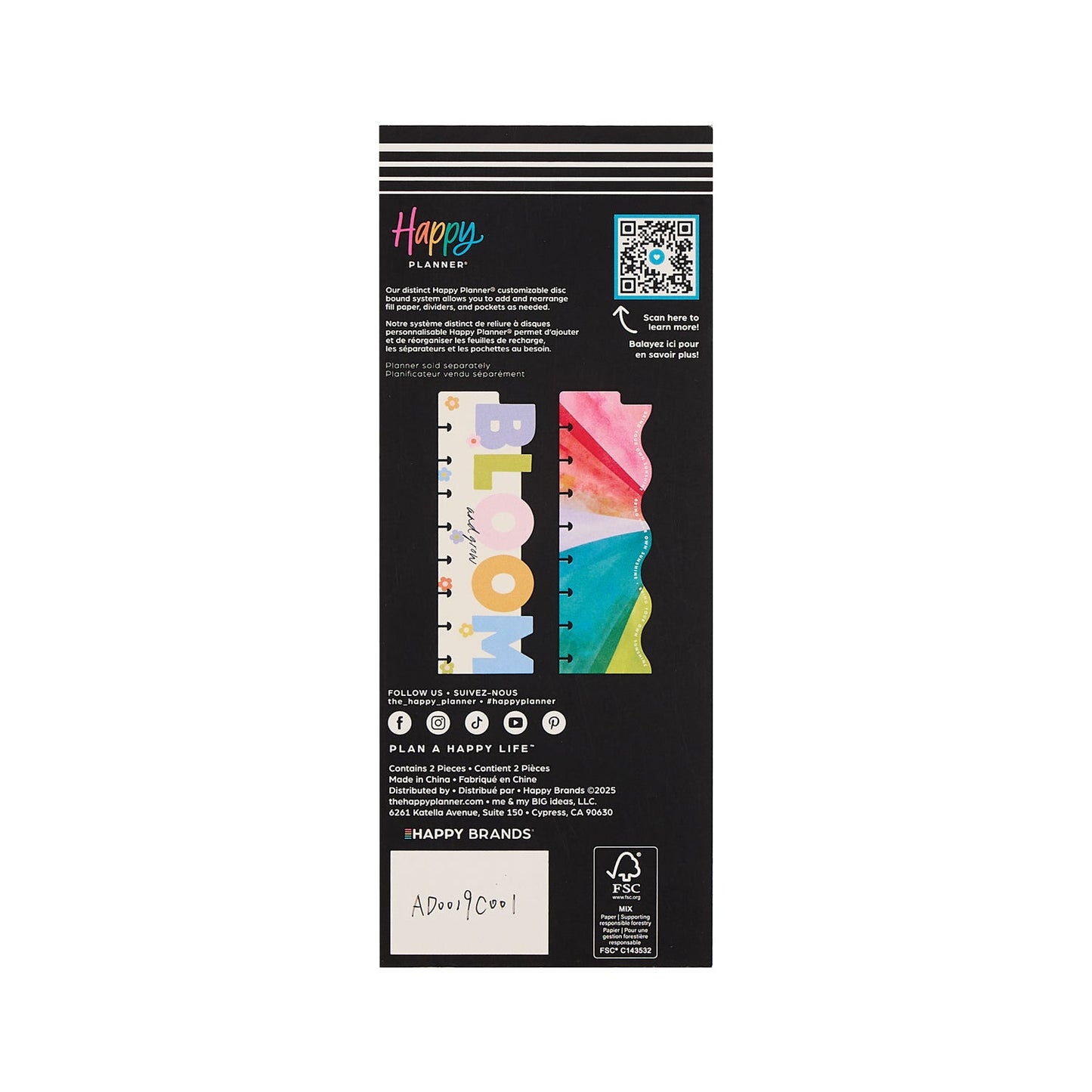 Bright Energy - Classic Bookmarks - 2 Pack